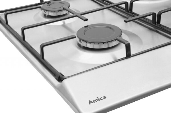 Amica PGA6100BPR Beépíthető Gázfőzőlap 59cm Inox