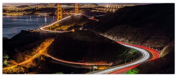 Kép - Golden Gate Bridge (120x50 cm)
