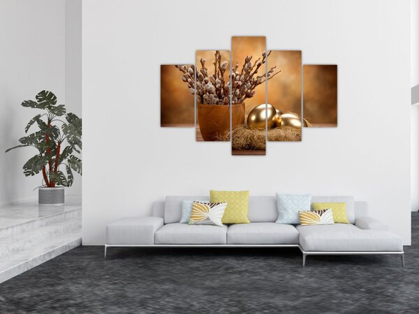 Tojás és a macska képe (150x105 cm)