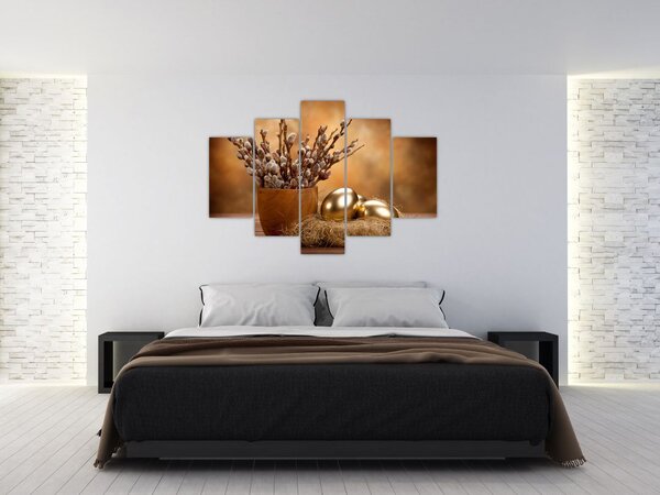 Tojás és a macska képe (150x105 cm)