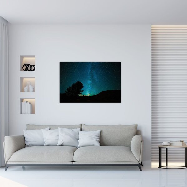 Egy éjszakai égbolt csillagokkal (90x60 cm)
