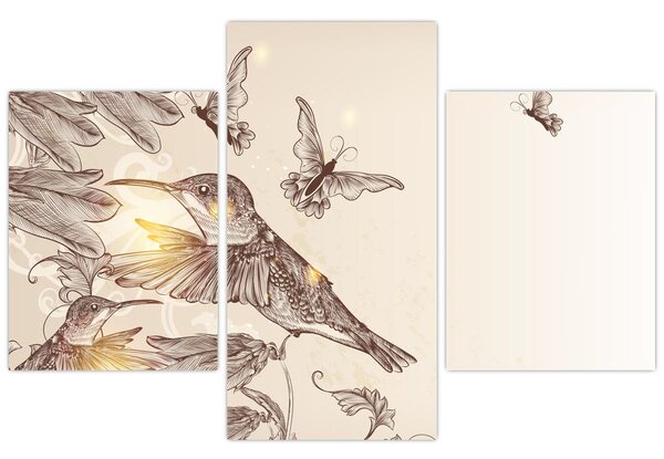 Kép - Kolibri (90x60 cm)