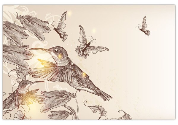 Kép - Kolibri (90x60 cm)