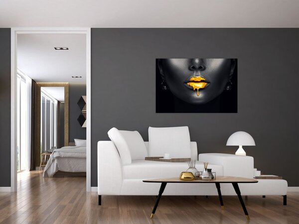 Kép - Női ajkak (90x60 cm)