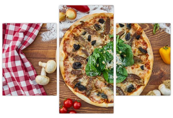 Pizza képe (90x60 cm)
