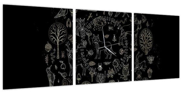 Kép - természet (órával) (90x30 cm)