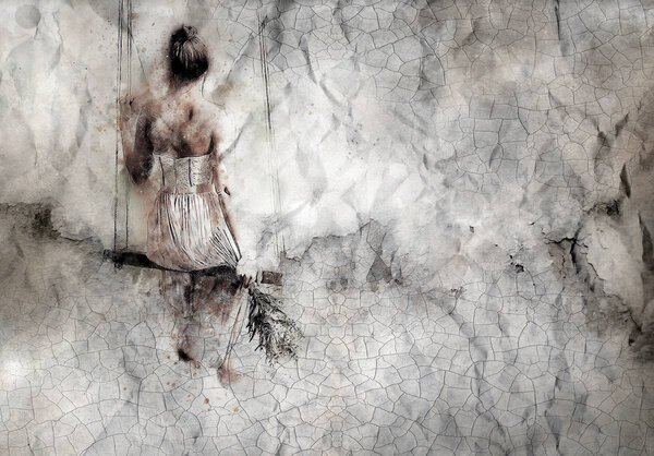 Fotótapéta - Lány (152,5x104 cm)
