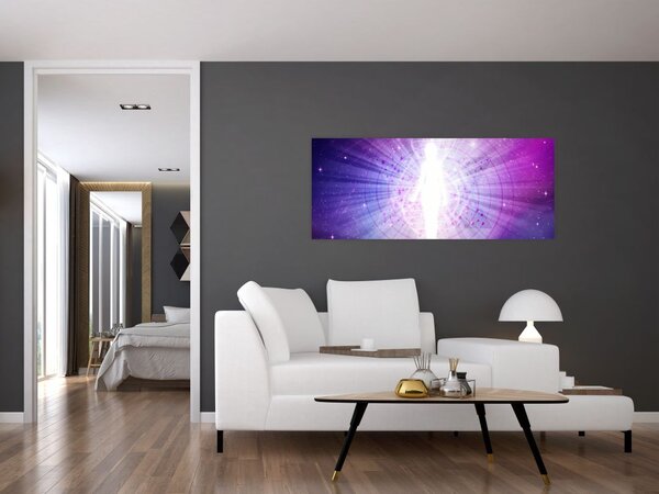Absztrakt kép - Nő (120x50 cm)