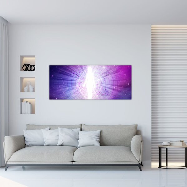 Absztrakt kép - Nő (120x50 cm)