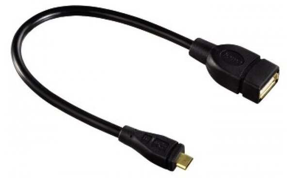 Hama USB A aljzat --> micro USB B dugó (78426)