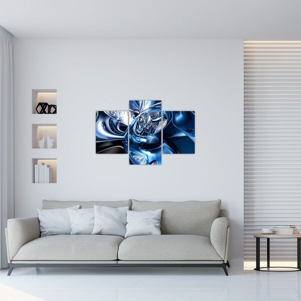 Absztrakció kép - körök (90x60 cm)