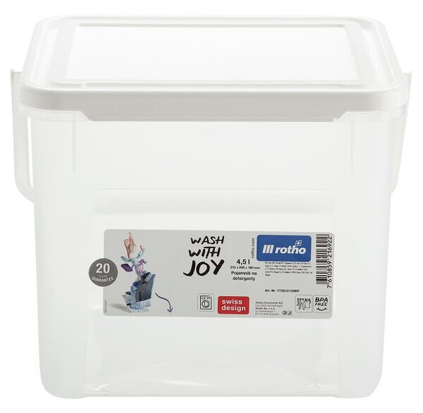 Rotho műanyag tároló doboz 4.5 liter átlátszó (1770201100RP)