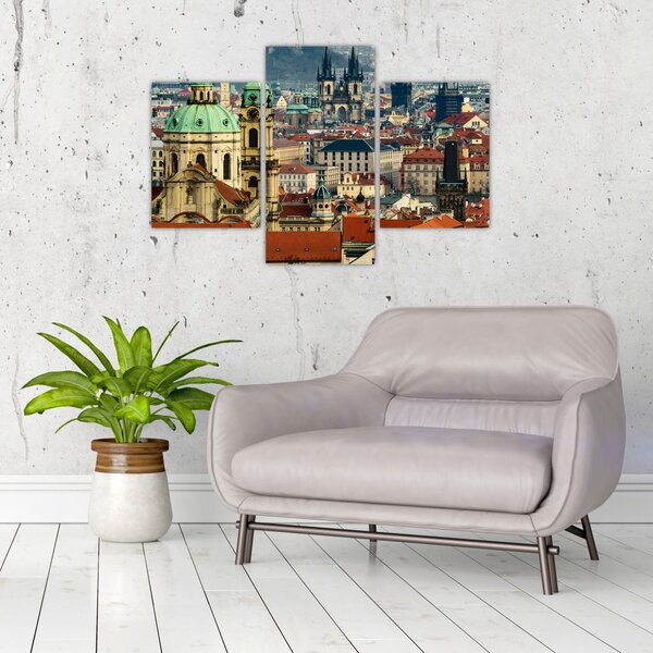 Kép - Prágai panoráma (90x60 cm)