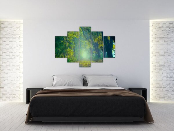 Fákkal szegélyezett út képe (150x105 cm)