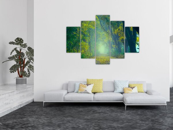 Fákkal szegélyezett út képe (150x105 cm)