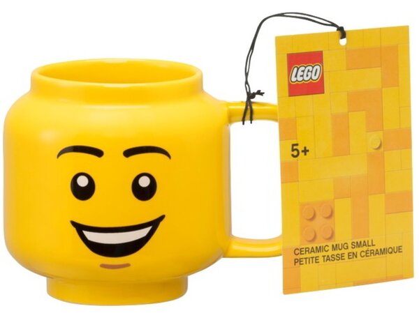 LEGO Copenhagen Happy Boy 255ml Bögre - Sárga