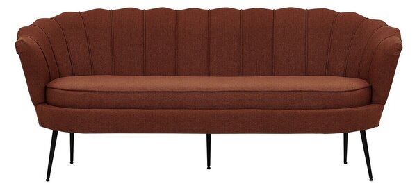 Kanapé Dallas 2917, Kárpit, 79x181x78cm, Sötét barna, Fekete