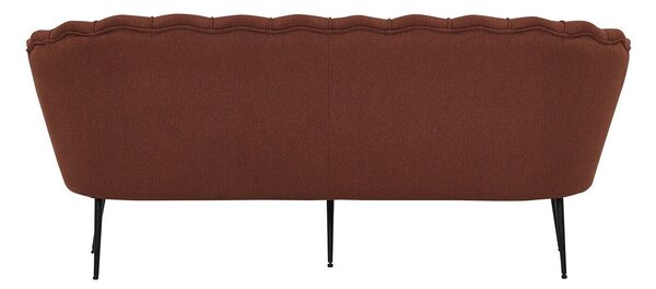 Kanapé Dallas 2917, Kárpit, 79x181x78cm, Sötét barna, Fekete