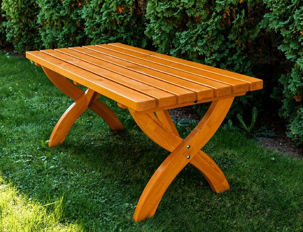 ALPIN söröző szett 180x80cm - tömör lucfenyő - asztal + pad háttámlával