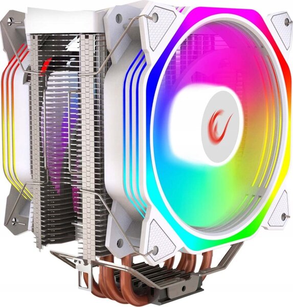 Rampage Octagon C60 Processzor Hűtő Fehér 2x120mm ARGB