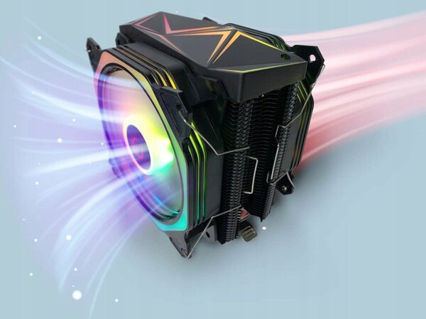 Rampage Octagon C60 CPU Hűtő 2x120mm RGB LED