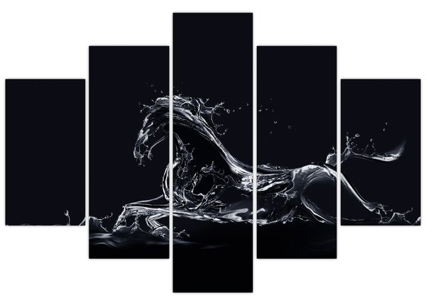 Kép - Ló és a víz (150x105 cm)