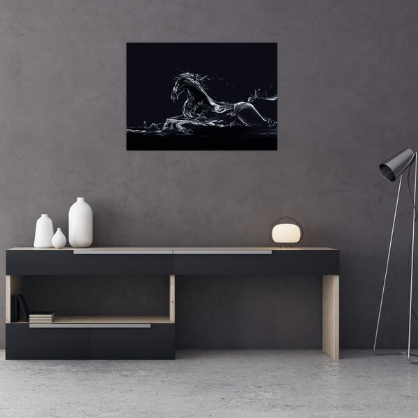 Kép - Ló és a víz (70x50 cm)