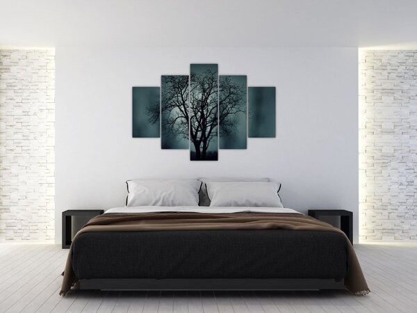 Kép egy fáról napfogyatkozáskor (150x105 cm)