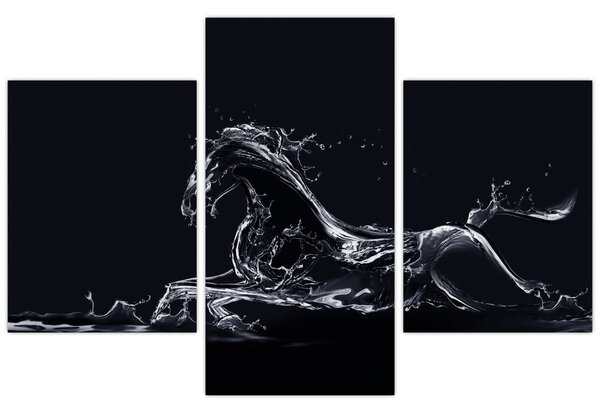 Kép - Ló és a víz (90x60 cm)