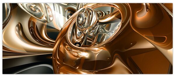 Absztrakciós kép (120x50 cm)