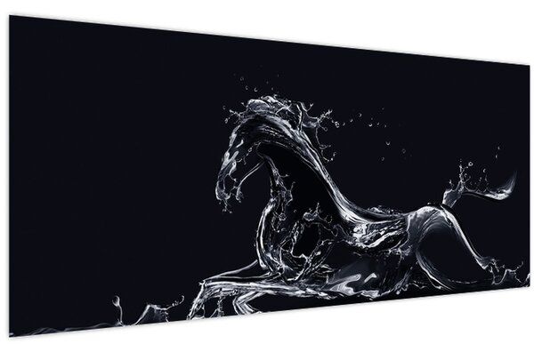 Kép - Ló és a víz (120x50 cm)