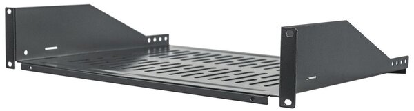Intellinet 2U 19" Cantilever Shelf rack polc 350mm fekete (710954)