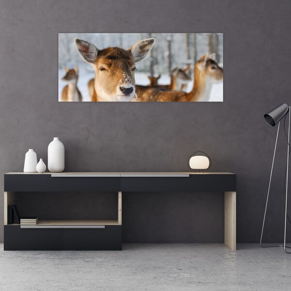 Kép - Szarvas (120x50 cm)