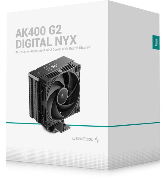 Deepcool AK400 G2 Digital NYX Processzor Hűtő 120mm Fekete