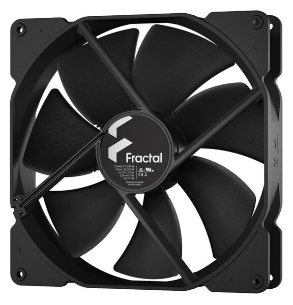 Fractal Design Dynamic X2 GP-18 PWM 180mm hűtő ventilátor fekete (FD-FAN-DYN-X2-GP18-PWM-BK)