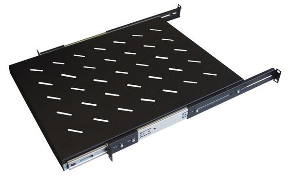 WP Rack polc 1U 350x600mm fekete (WPN-ASS-141060-B)