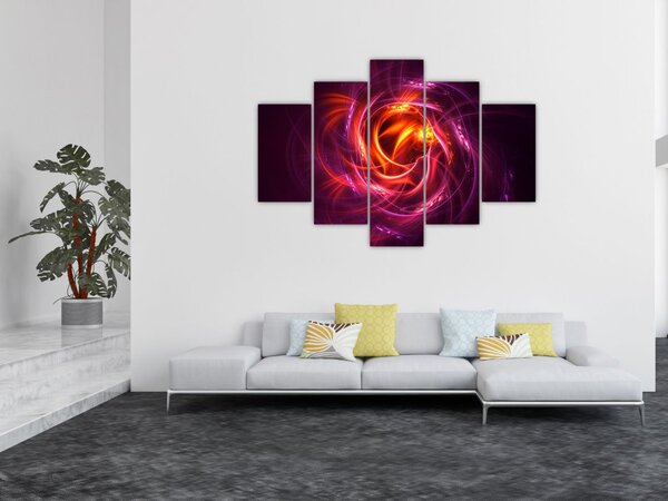 Ragyogó modern absztrakció képe (150x105 cm)