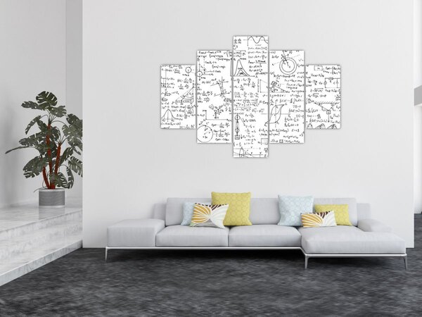 Kép - Képletek (150x105 cm)
