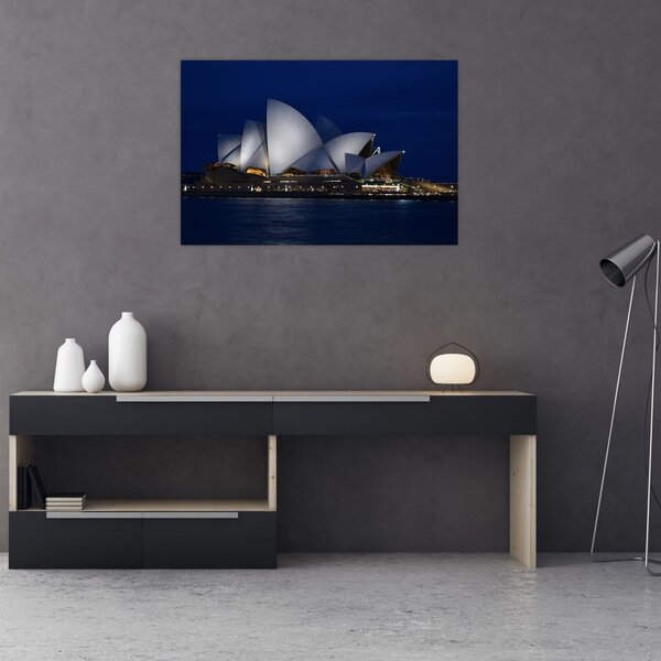 Sydney éjszakai kép (90x60 cm)