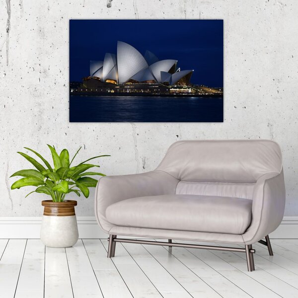 Sydney éjszakai kép (90x60 cm)