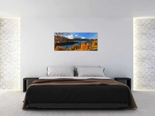 Kép - Ősz az Alpokban (120x50 cm)