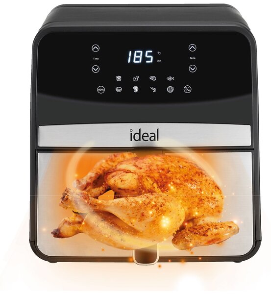 Eldom IK1501 Ideal Forrólevegős sütő 6,5L 1800W fekete/inox