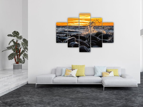 A tenger hullámai képe (150x105 cm)