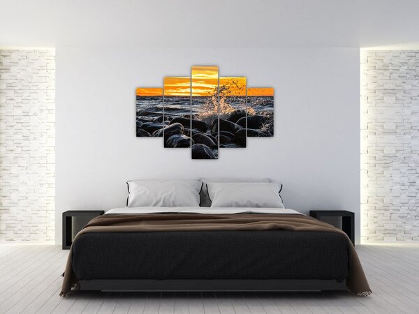 A tenger hullámai képe (150x105 cm)