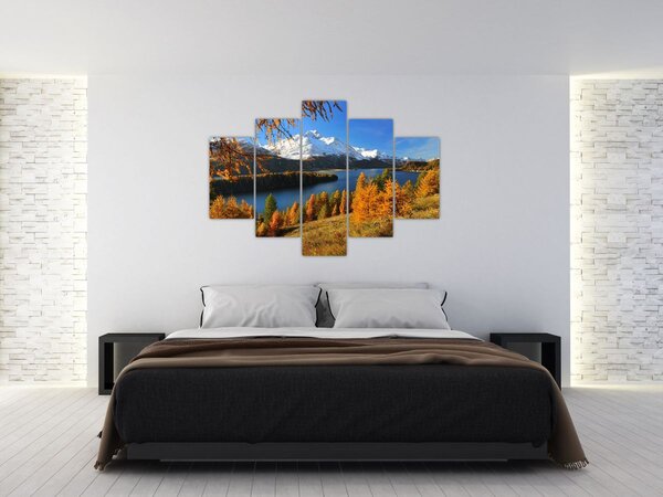 Kép - Ősz az Alpokban (150x105 cm)
