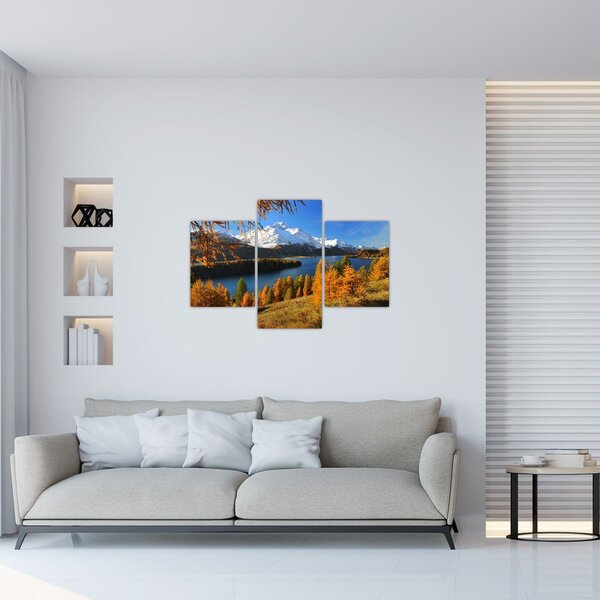 Kép - Ősz az Alpokban (90x60 cm)