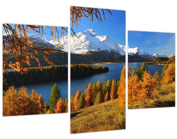 Kép - Ősz az Alpokban (90x60 cm)