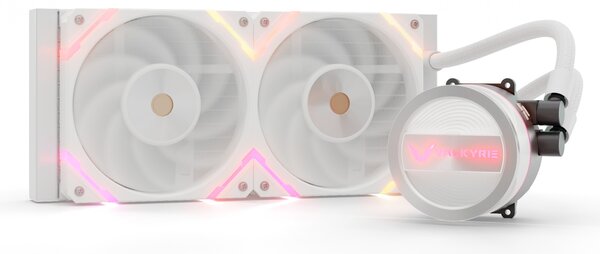 Valkyrie Dragonfang 240 ARGB AiO Processzor Hűtő Fehér