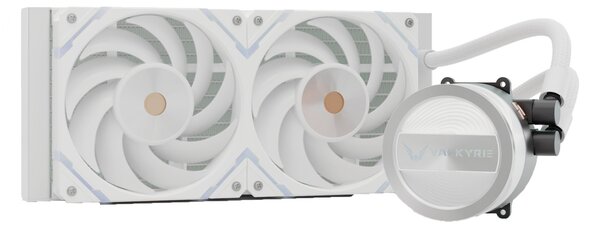 Valkyrie Dragonfang 240 ARGB AiO Processzor Hűtő Fehér