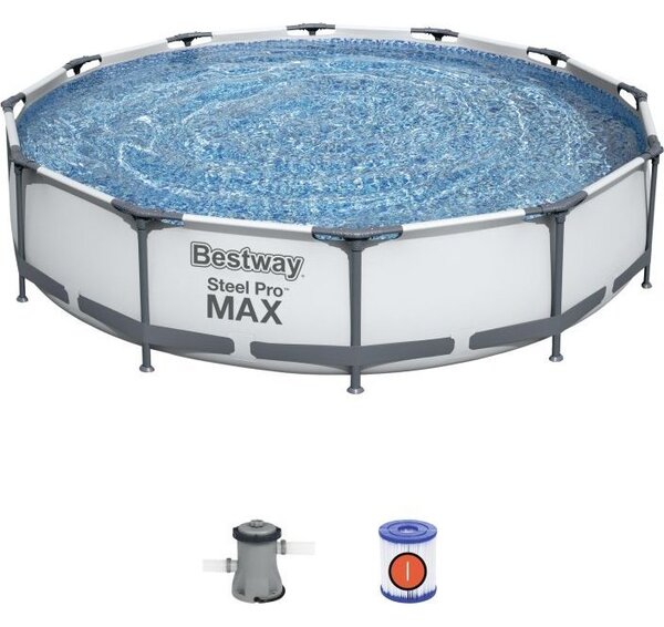 BESTWAY Steel Pro MAX medence D3,66m x 76cm (56416)